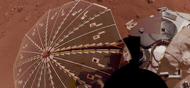 Mars Phoenix Lander solar panels